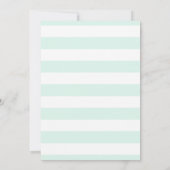 Mint Grey Raccoon Baby Shower Invitations (Dos)