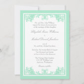 Mint Grey  Vlaanderen met scrollen Kaart (Voorkant)