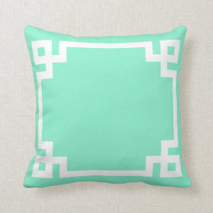 Mint-Griekse hoofdpiloot Kussen