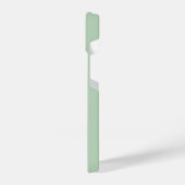 Mint Groen Eenvoudig Minimalistisch Eigen Naam Scr iPhone Hoesje (Linkerkant)