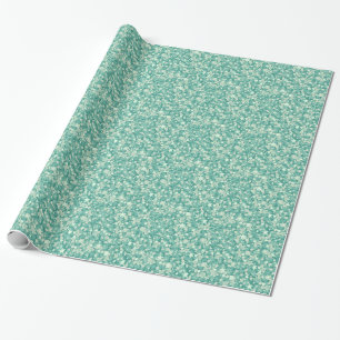 Mint groen glitter en schittert. cadeaupapier