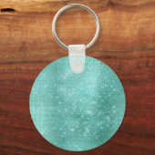 Mint Groen Goud Wit Marmer Sleutelhanger (Achterkant)