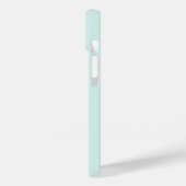 Mint & Groen Modern Initiaal Monogram Case-Mate iPhone Case (Achterkant / Links)