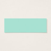 Mint Groen & Roze Kersenbloesem Moderne bruiloft Mini Visitekaartjes (Achterkant)