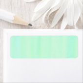 Mint Groen voor Uw Gepersonaliseerde Adresetikette Etiket (Insitu)