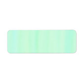 Mint Groen voor Uw Gepersonaliseerde Adresetikette Etiket (Voorkant)