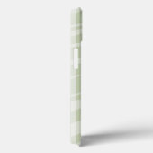 Mint Groen Witte Zebra Strepen Case-Mate iPhone Case (Achterkant / Rechts)