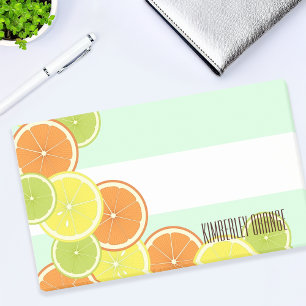 Mint-groene citrusvruchtenmoten post-it® notes