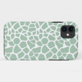 Mint Groene Giraffe Print Case-Mate iPhone Case (Achterkant (horizontaal))