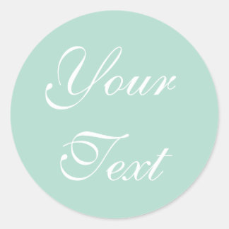 Mint Groene Huwelijksenvelop Afdichtingen met Aang Ronde Sticker