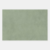 Mint groene kerst met kerst Vaste textuur Inpakpapier Vel (Voorkant 3)