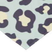 Mint groene leopardafdruk tafelkleed (Gekanteld)