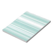 Mint-groene strepen notitieblok (Gedraaid)