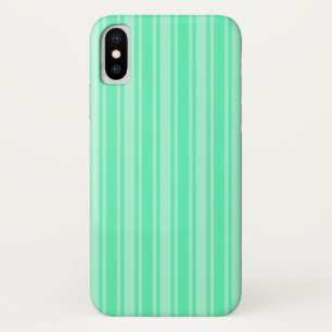 Mint-groene strepen van snoep iPhone x hoesje