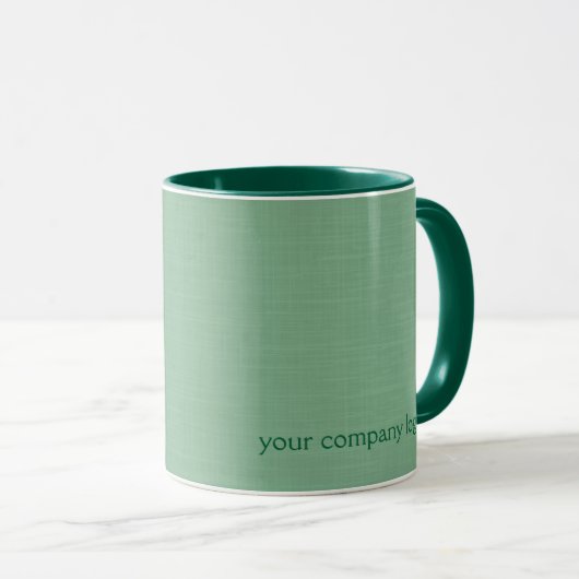 Mint-groene vaste mok met textuur (Voorkant rechts)