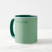 Mint-groene vaste mok met textuur (Voorkant links)