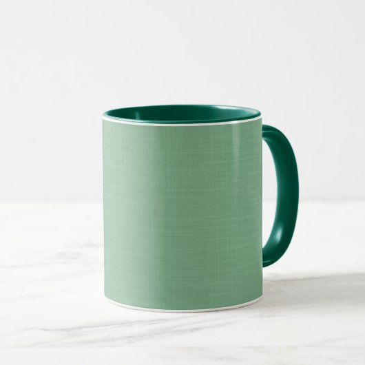 Mint groene vaste textuur mok (Voorkant rechts)