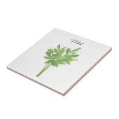 Mint Herb Greenery Kitchen Culinaire Green Chic Tegeltje (Zijkant)