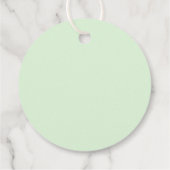 Mint Herbal Tea Business Label (Achterkant)