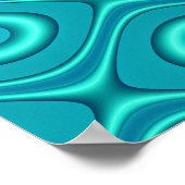 Mint Hoops Poster (Hoek)