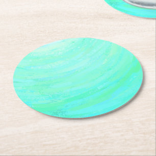 Mint Ice Ronde Kartonnen Onderzetter
