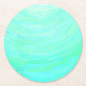 Mint Ice Ronde Kartonnen Onderzetter (Voorkant)
