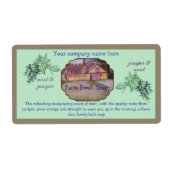 Mint Jeneverbes zeep label aanpassen (Voorkant)