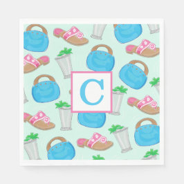 Mint Julep Bermuda Bag Preppy Eerste Derby Servet