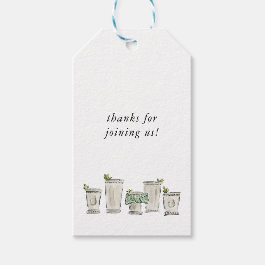 Mint Julep Cadeaulabel (Voorkant)