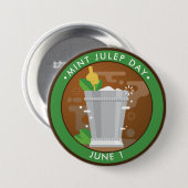 Mint Julep Day Ronde Button 7,6 Cm (Voorkant /achterkant)