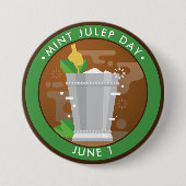 Mint Julep Day Ronde Button 7,6 Cm (Voorkant)
