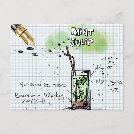 MINT JULEP DERBY INVITATION DU PARTI (Devant)