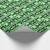 Mint Julep, Minty Beverage Cadeaupapier (Hoek)