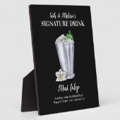 Mint Julep ・ PERSONALIZE deze Drink van de Handtek Fotoplaat (Zijkant)