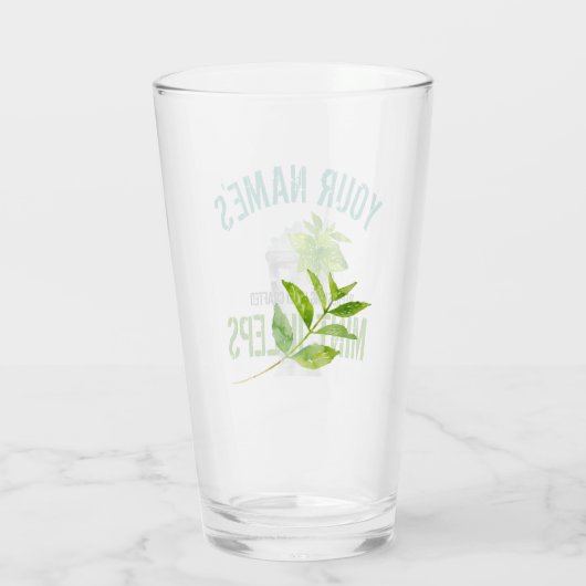 Mint Julep persoonlijk Glas (Achterkant)