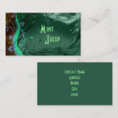 Mint Julep Visitekaartje (Voorkant / Achterkant)