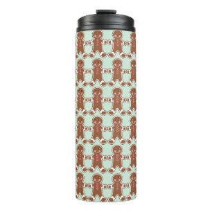 Mint Kerstmis Gingerbread Koffie Tumbler Thermosbeker