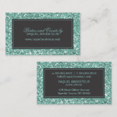 Mint Kijk Glitter Visitekaartje (Voorkant / Achterkant)