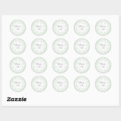 Mint Lace Doily Dank u Stickers (Vel)