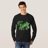 Mint Leaves Garden Herb Plant T-shirt (Voorkant volledig)