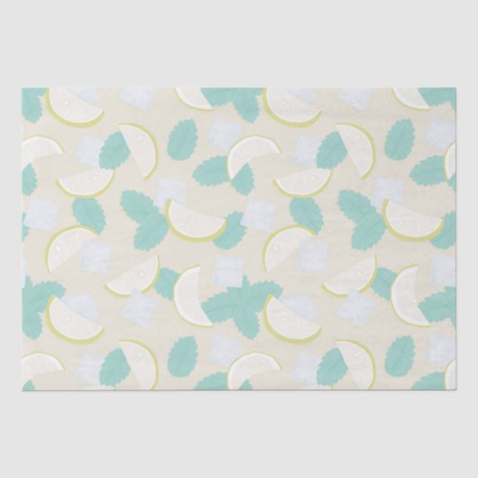 Mint Lemonade Tissuepapier (Voorkant)