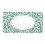 Mint Leopard Labels (Voorkant)