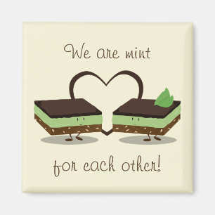 Mint Love Nanaimo Bars   Magneet