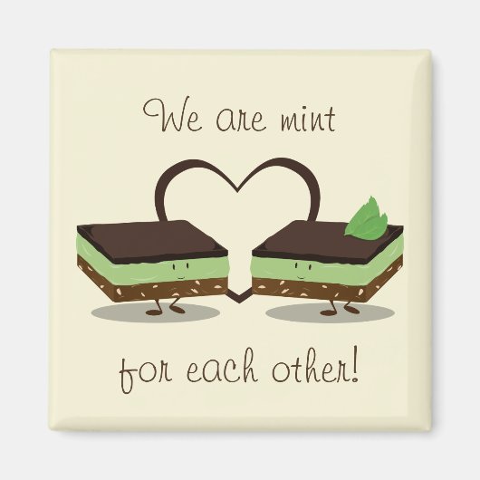 Mint Love Nanaimo Bars | Magnet (Devant)
