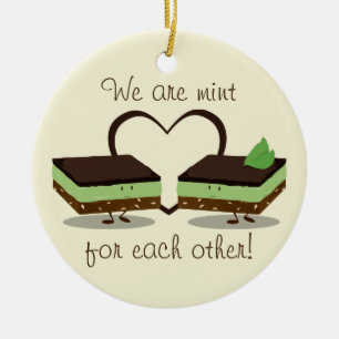 Mint Love Nanaimo Bars   Ornement
