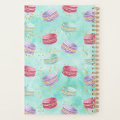 Mint Macaroon Cookies Delicate Confetti Planner (Achterkant)