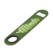 MINT, Manchester, Engels Slang Dialect Speed Flessenopener (Voorkant Gekanteld)