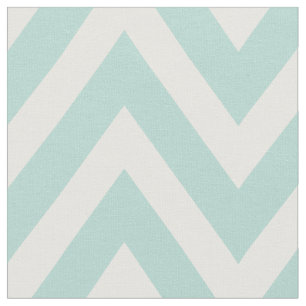 Mint Modern Chevron groot formaat Stof