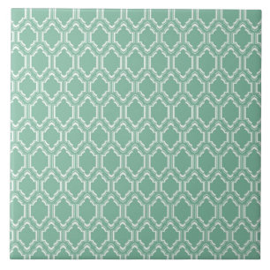 Mint Moroccan Pattern Tegeltje