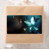 Mint Night Butterflies Etiket (Insitu)